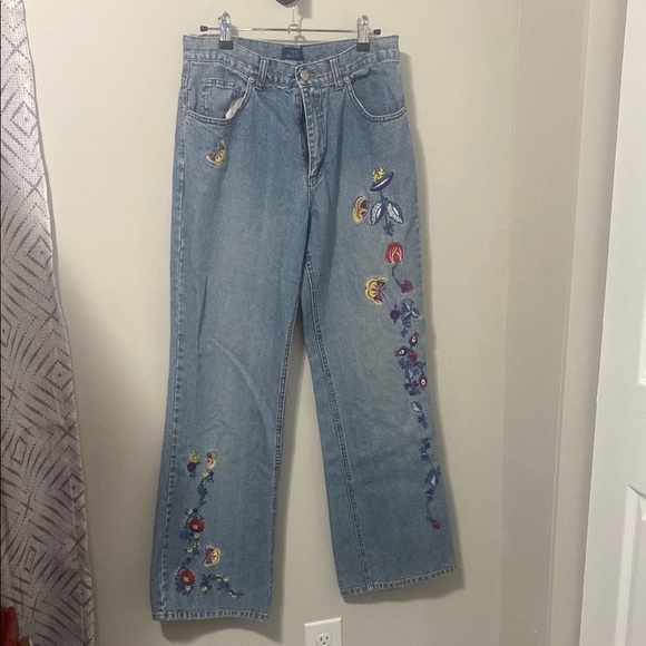 the blues Denim - Embroidered Blue Jeans